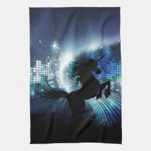 Linge De Cuisine Silhouette Unicorne