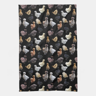 Linge De Cuisine Silkie Bantam Chickens