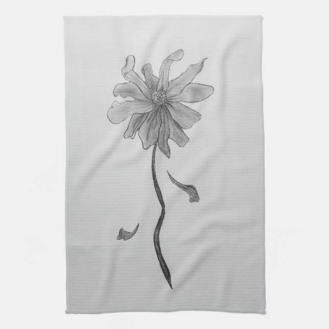 Linge De Cuisine Simple marguerite (Vertical)