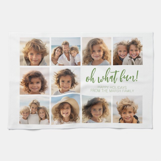 Linge De Cuisine Simple Minimal - 10 Grille Photo - Oh What Fun (Horizontal)