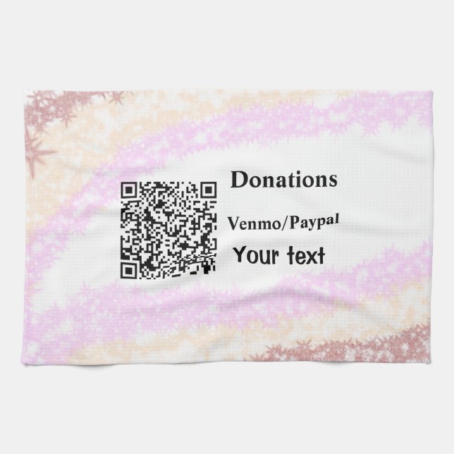 Linge De Cuisine Simple minimal Ajouter un code-barres dons venmo p (Horizontal)