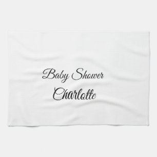 Linge De Cuisine SIMPLE MINIMAL.CUTIE AJOUTEZ NOM BÉBÉ Baby shower