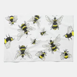Linge De Cuisine Simplement Douce : Blanche Classique & Bumblebee