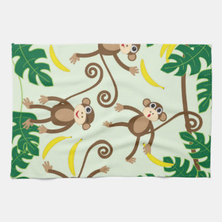 Linge De Cuisine Singes traînant