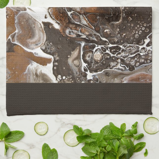 Linge De Cuisine "sirène de moka de café avec le fouet" (Plié)