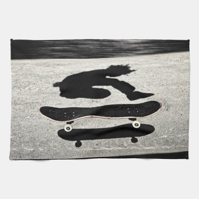 Linge De Cuisine skateboard en sandwich (Horizontal)