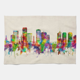 Linge De Cuisine Skyline de Richmond en Virginie