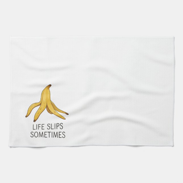 Linge De Cuisine Slips de vie Parfois - Drôle Banana Peel Design (Horizontal)
