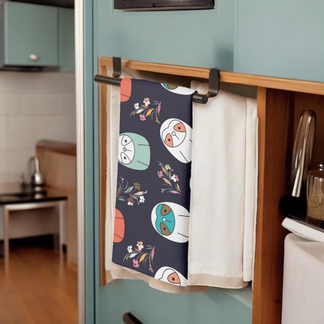Linge De Cuisine Sloth sombre (Kitchen Towel)