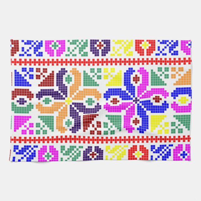 Linge De Cuisine slovaquie folk motif motif traditionnel système et (Horizontal)