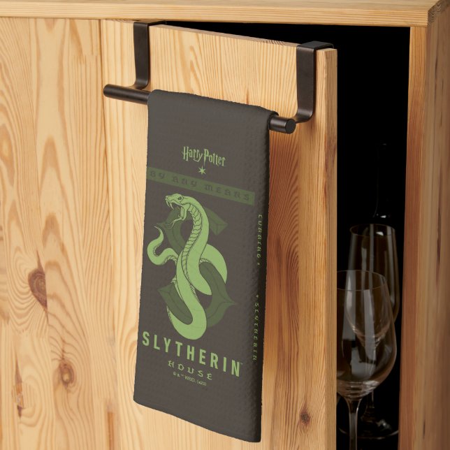 Linge De Cuisine SLYTHERIN™ Maison Par Tous Les Moyens (Pliage en tiers)