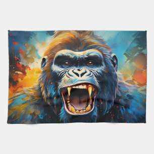 Linge De Cuisine Smiling gorilla