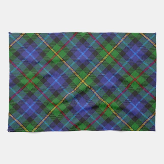 Linge De Cuisine Smith Clan Scottish Tartan Plaid Motif (Horizontal)