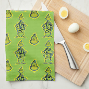Linge De Cuisine Snarky Grinch   Drôle Faisons Pas de Citation