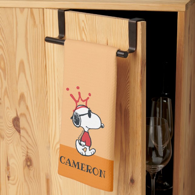 Linge De Cuisine Snoopy - Joe Cool Crown (Pliage en tiers)