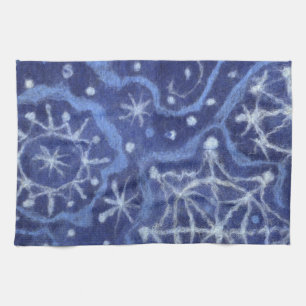 Linge De Cuisine Snowfall Snowflakes Snow Flakes Flurier Nouvel an