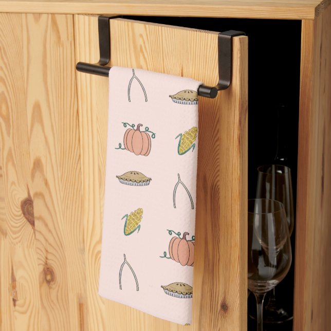 Linge De Cuisine Soif rose et joli (Pliage en tiers)