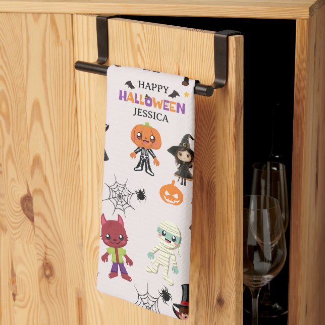 Linge De Cuisine Soirée Costume d'Halloween pour les petits (Pliage en tiers)