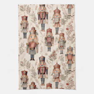 Linge De Cuisine Soldats Casse-Noisette Vintage - Noël Classique