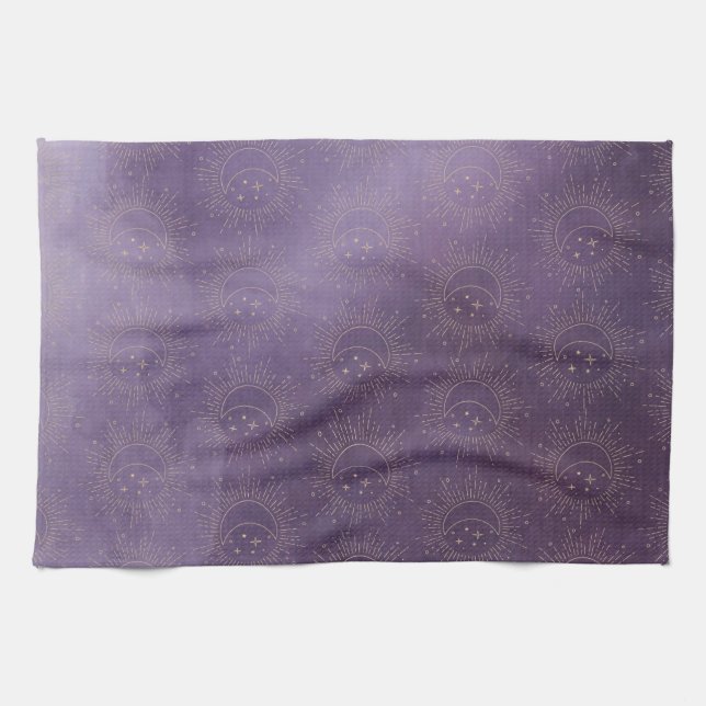 Linge De Cuisine Soleil et Lune (Horizontal)