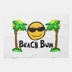 Linge De Cuisine Soleil et palmiers sans valeur de plage