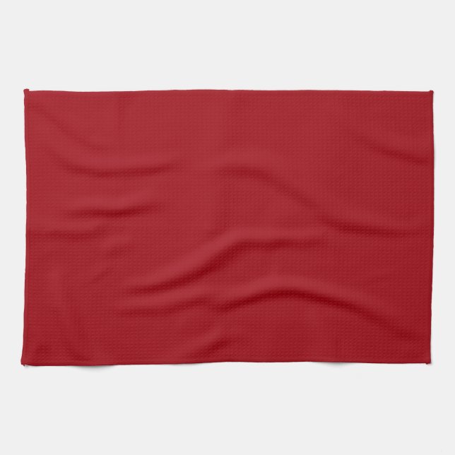 Linge De Cuisine Solid Color : Cranberry Red (Horizontal)