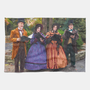 Linge De Cuisine Son De Chanteurs De Noëls