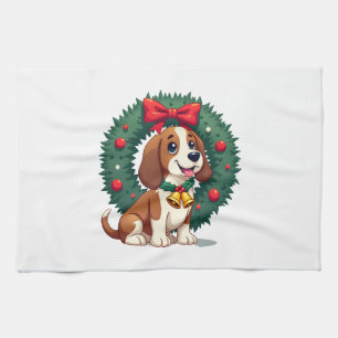 Linge De Cuisine Sonneries de Basset Hound au carillon