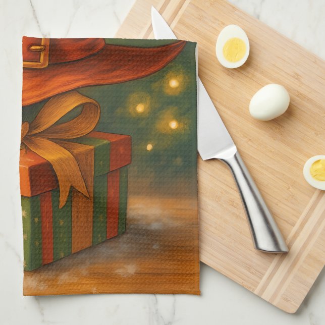 Linge De Cuisine Sorcellerie de Noël (Quart Plié)