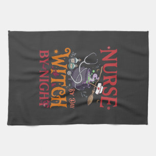 Linge De Cuisine Sorcière de jour de la nurse Nuit de Halloween Cha