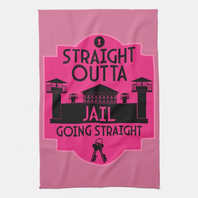 Linge De Cuisine Sortez De Prison Libération Cadeau (Vertical)