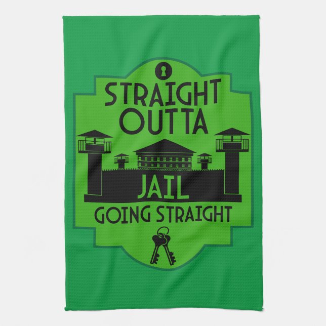 Linge De Cuisine Sortez De Prison Libération Cadeau (Vertical)