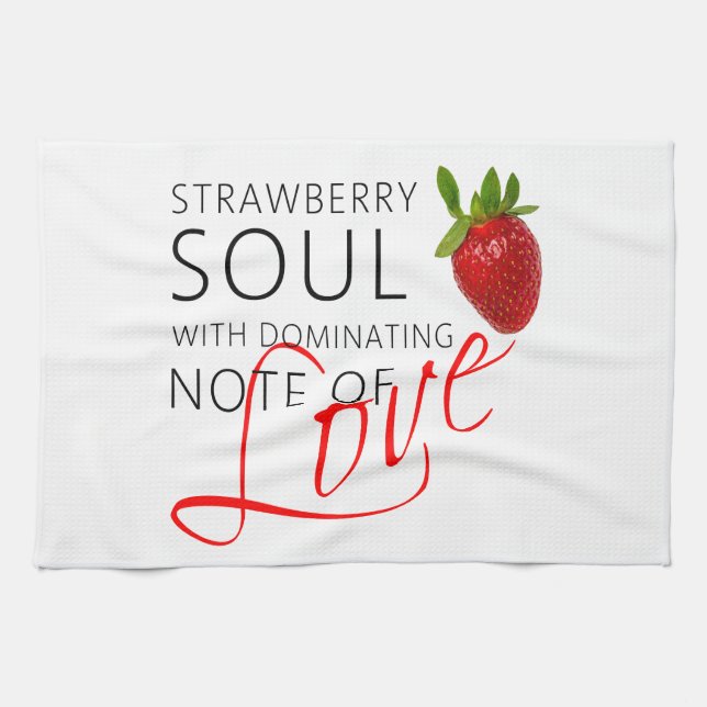 Linge De Cuisine Soul aux fraises (Horizontal)