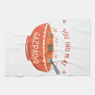 Linge De Cuisine Soupe rouge style : vous m'avez eu au gazpacho