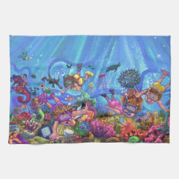 Linge De Cuisine Sous la mer