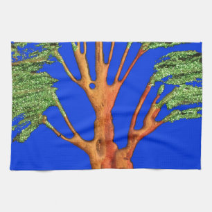 Linge De Cuisine Sous le ciel bleu : La collection d'arbres Acacia