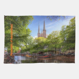 Linge De Cuisine Souvenir d'Amsterdam - De Krijtberg, Canal Singel
