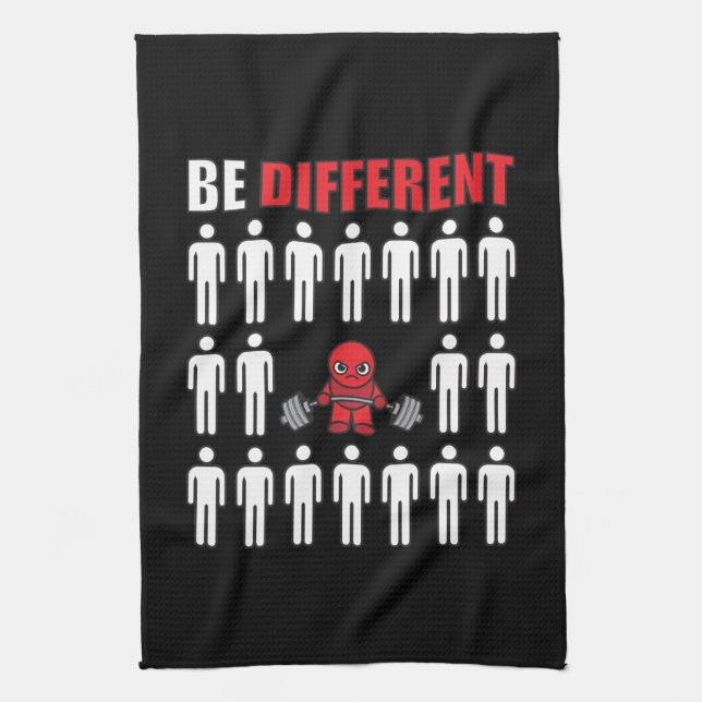 Linge De Cuisine Soyez différent - Kawaii Anime Bodybuilding Workou (Vertical)