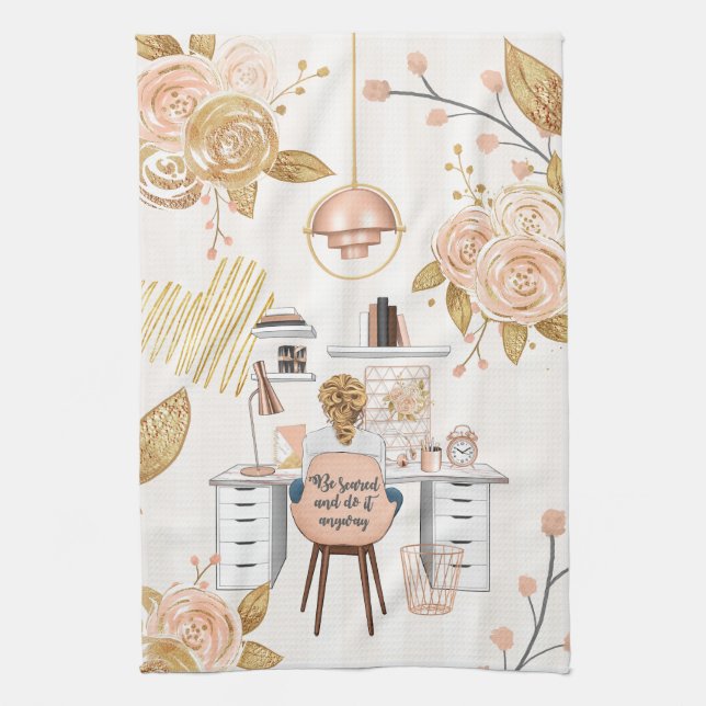 Linge De Cuisine Soyez Effrayé & Faites-Le De Toute Façon (Vertical)