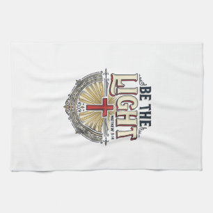 Linge De Cuisine Soyez la lumière Modèle de T-shirt chrétien vintag