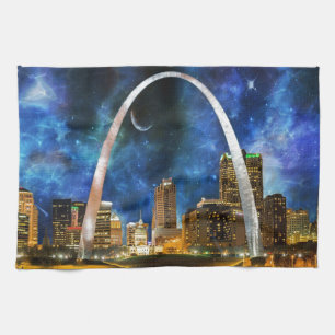 Linge De Cuisine Spacey St. Louis Skyline