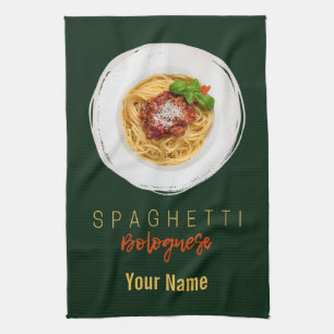 Linge De Cuisine Spaghetti bolognaise pâtes nouilles chef gourmet