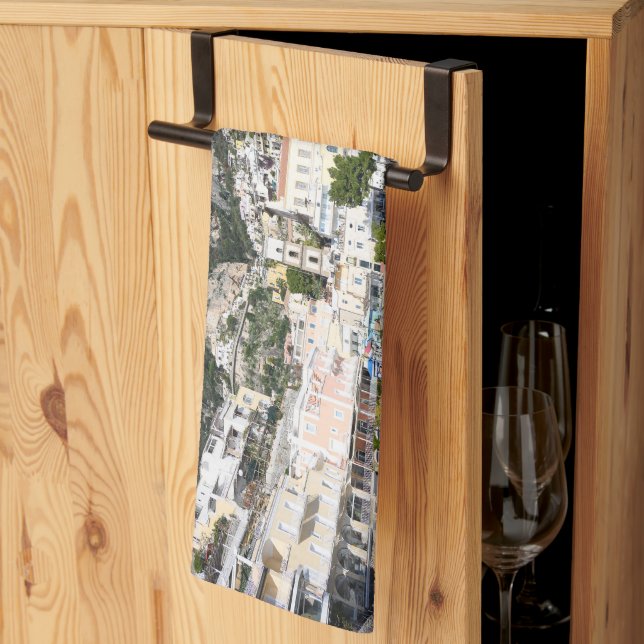 Linge De Cuisine Spiaggia di Positano Marina Grande 1 (Pliage en tiers)