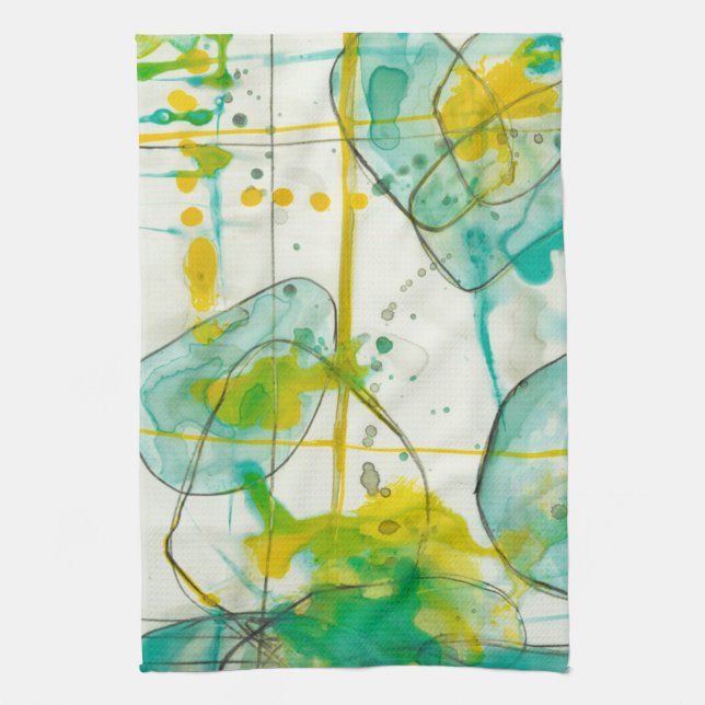 Linge De Cuisine Splish Splash I (Vertical)