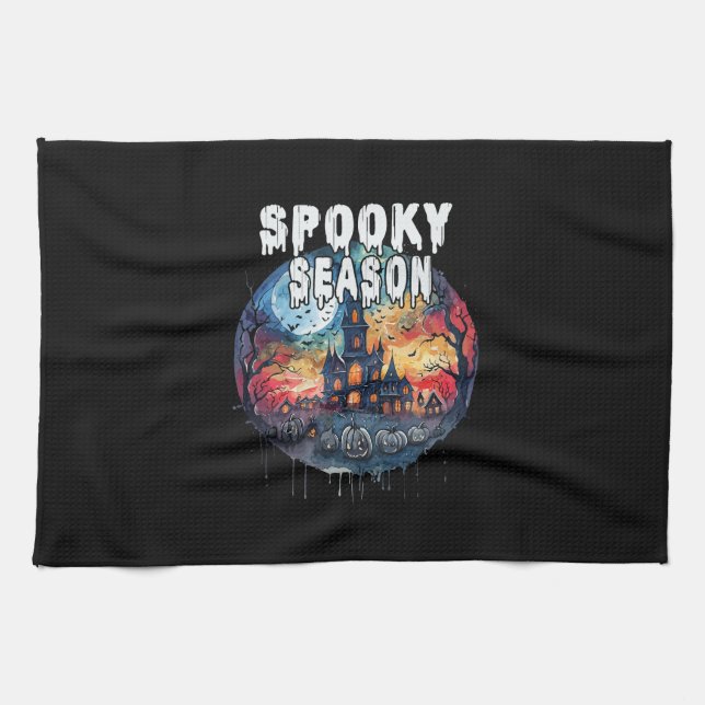 Linge De Cuisine Spooky Season Halloween (Horizontal)