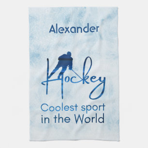 Linge De Cuisine Sportif bleu sport le plus cool de hockey
