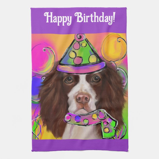 Linge De Cuisine Springer Spaniel Anglais          (Vertical)