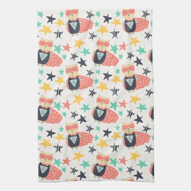 Linge De Cuisine Star Super Hero (Vertical)