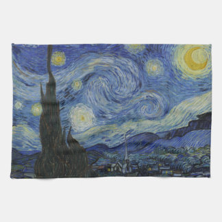 Linge De Cuisine Starry Night & Van Gogh /célèbre art vintage