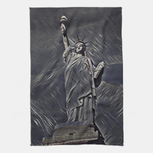 Linge De Cuisine Statue de la Liberté